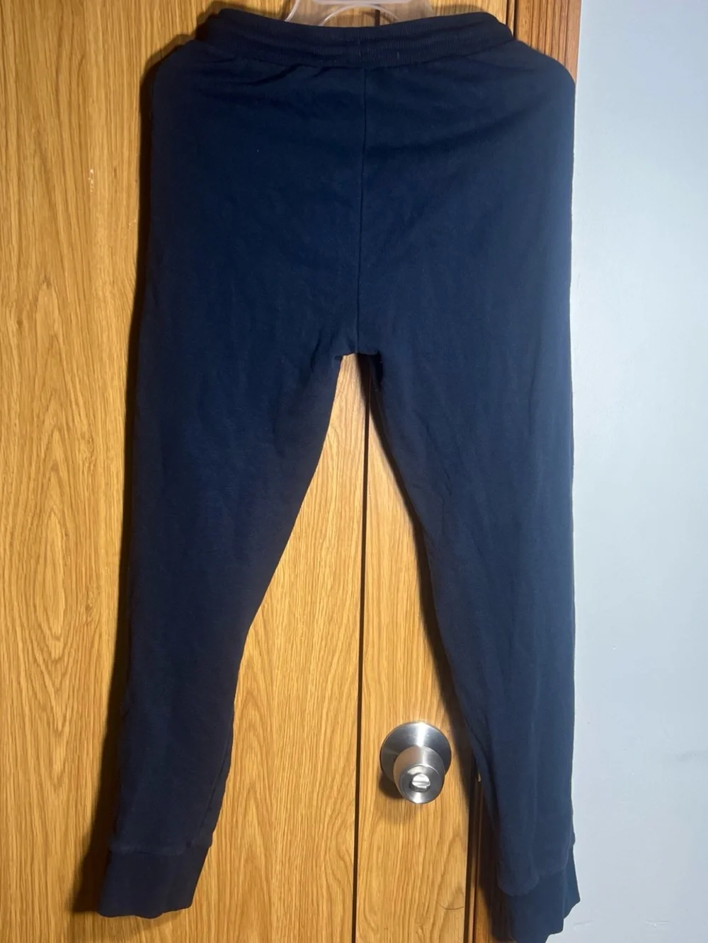 Converse Kids Navy Blue Jogger Sweatpants with White Logo